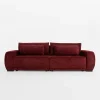 inny Sofy^Sofa rozkładana bordowa MEGALOS