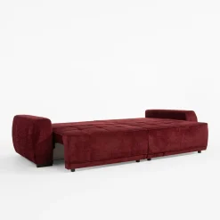 inny Sofy^Sofa rozkładana bordowa MEGALOS