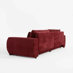 inny Sofy^Sofa rozkładana bordowa MEGALOS
