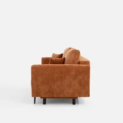 Outlet Comfort Line Sofa rozkładana ceglasta CAVA