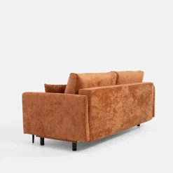 Outlet Comfort Line Sofa rozkładana ceglasta CAVA