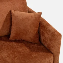Outlet Comfort Line Sofa rozkładana ceglasta CAVA