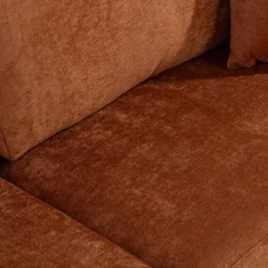 Outlet Comfort Line Sofa rozkładana ceglasta CAVA