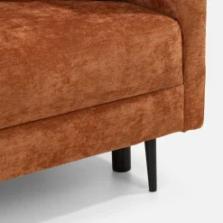 Outlet Comfort Line Sofa rozkładana ceglasta CAVA