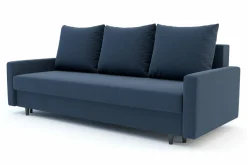 Discount Exline Sofa rozkładana ciemnoniebieska KELLY