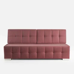 Sofy^Sofa rozkładana ciemnoróżowa LILI