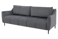 Sale Fresh Sofa rozkładana ciemnoszara 3-osobowa ETNA