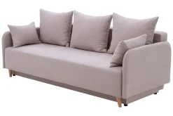 Sofy^Sofa rozkładana DL beżowa MIAMI