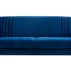 Sofy^Sofa rozkładana granatowa PORTO