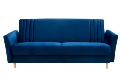 Sofy^Sofa rozkładana granatowa PORTO