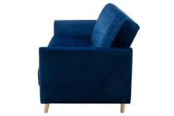 Sofy^Sofa rozkładana granatowa PORTO