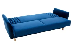Sofy^Sofa rozkładana granatowa PORTO