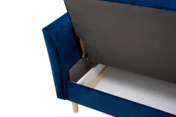 Sofy^Sofa rozkładana granatowa PORTO