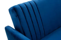 Sofy^Sofa rozkładana granatowa PORTO