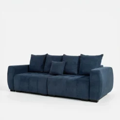 inny Sofy^Sofa rozkładana granatowa CORTONA