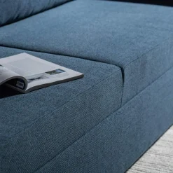 Sofy^Sofa rozkładana granatowa TAGO