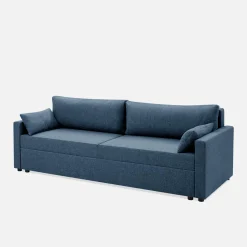 Sofy^Sofa rozkładana granatowa TAGO
