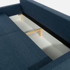 Sofy^Sofa rozkładana granatowa TAGO