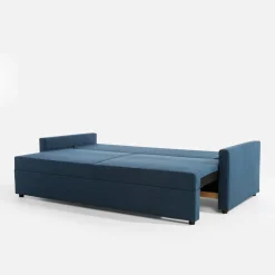 Sofy^Sofa rozkładana granatowa TAGO