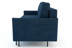 Exline Sofy^Sofa rozkładana granatowa NELLY