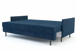 Exline Sofy^Sofa rozkładana granatowa NELLY