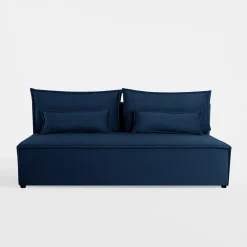 Mavik Sofy^Sofa rozkładana granatowa DUE