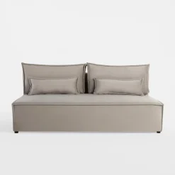 Mavik Sofy^Sofa rozkładana jasnoszara DUE