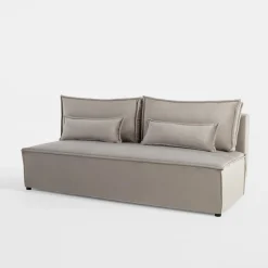 Mavik Sofy^Sofa rozkładana jasnoszara DUE