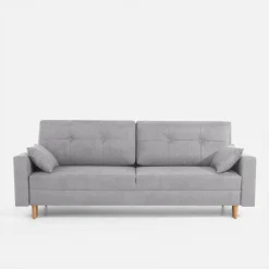 New inny Sofa rozkładana jasnoszara MOSKA