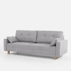 New inny Sofa rozkładana jasnoszara MOSKA
