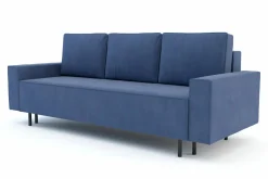 Online Exline Sofa rozkładana niebieska KAMALA