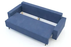 Online Exline Sofa rozkładana niebieska KAMALA