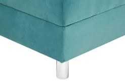 Sale Sofa rozkładana niebiesko-żółta LETTO lewa