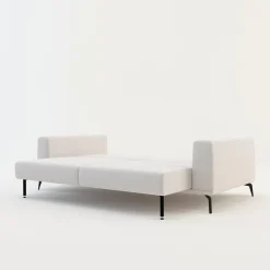 Best Instilo Sofa rozkładana 3-osobowa beżowa AVIGNON