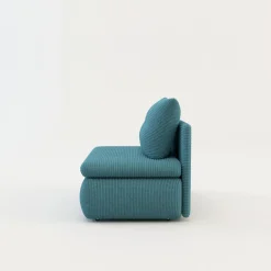 Discount Sofa rozkładana 1-osobowa błękitna ELIAS I