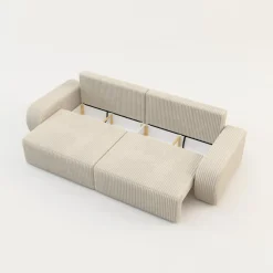 Hot Comfort Line Sofa rozkładana 4-osobowa CAPPA kremowa
