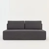 Mavik Sofy^Sofa rozkładana 3-osobowa ciemnoszara UNO