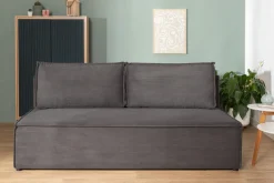 Mavik Sofy^Sofa rozkładana 3-osobowa ciemnoszara UNO