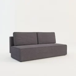 Mavik Sofy^Sofa rozkładana 3-osobowa ciemnoszara UNO