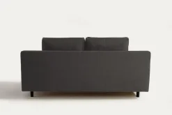 Exline Sofy^Sofa rozkładana 3-osobowa ciemnoszara ARIEL