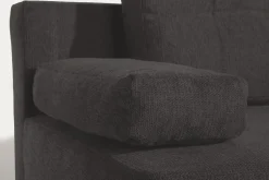 Exline Sofy^Sofa rozkładana 3-osobowa ciemnoszara ARIEL