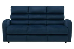 Discount Sofa rozkładana 3-osobowa granatowa SWELL