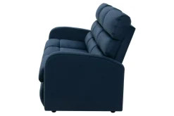 Discount Sofa rozkładana 3-osobowa granatowa SWELL