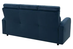 Discount Sofa rozkładana 3-osobowa granatowa SWELL