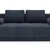 Sofy^Sofa rozkładana 3-osobowa granatowa AGRI