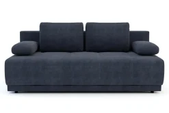 Sofy^Sofa rozkładana 3-osobowa granatowa AGRI