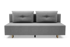 Clearance Exline Sofa rozkładana 3-osobowa jasnoszara OTTA BIS