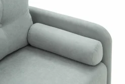 Sofy^Sofa rozkładana 3-osobowa jasnoszara TAMPA