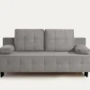 New Exline Sofa rozkładana 3-osobowa jasnoszara ARIEL