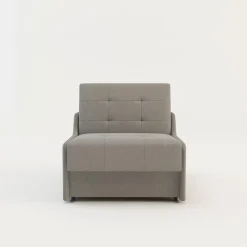 New Sofa rozkładana 1-osobowa jasnoszara MATI I